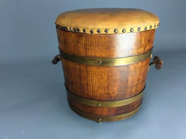 R A Lister Coal Bucket & Seat Arts and Crafts Antique Furniture 11