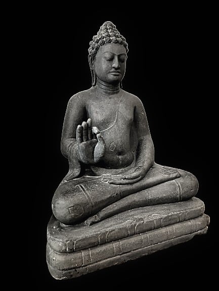Greystone Teaching Buddha Antique Antiquities 4