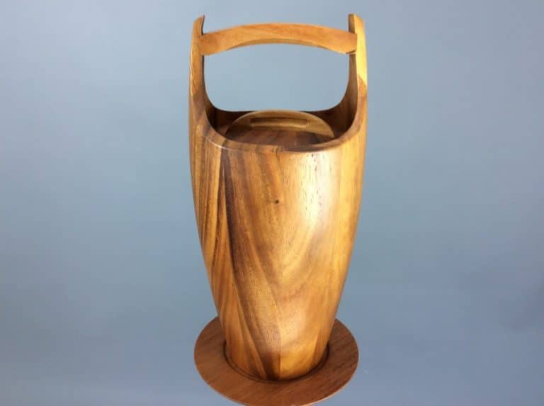 Mid Century Teak Ice Bucket by Jens Quistgaard