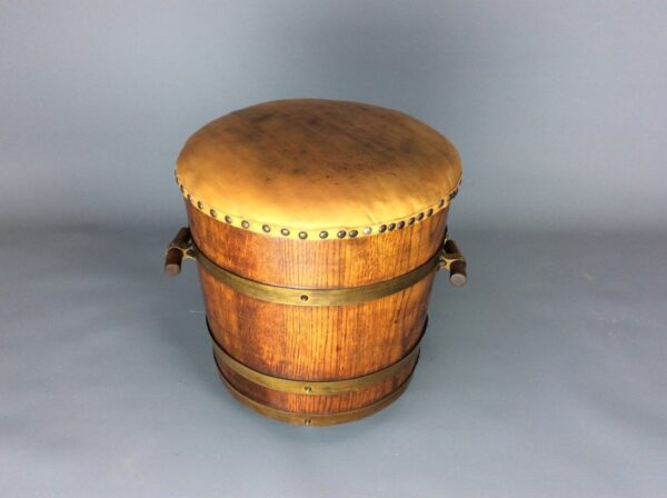 R A Lister Coal Bucket & Seat Arts and Crafts Antique Furniture 3