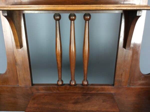 Arts & Crafts Mahogany Hall Stand Arts and Crafts Antique Furniture 8