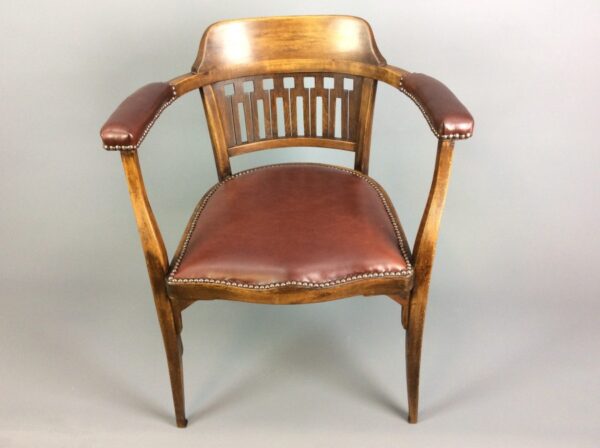 Desk Chair by Otto Wagner desk chair Antique Chairs 3