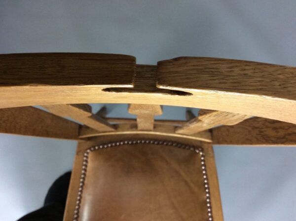 Set of Six Arts & Crafts Dining Chairs - Image 5