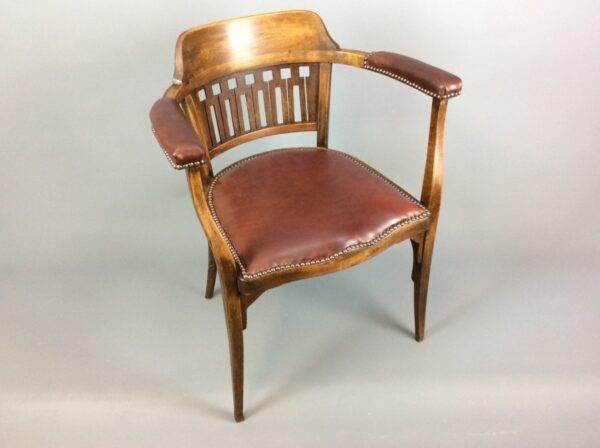 Desk Chair by Otto Wagner desk chair Antique Chairs 4