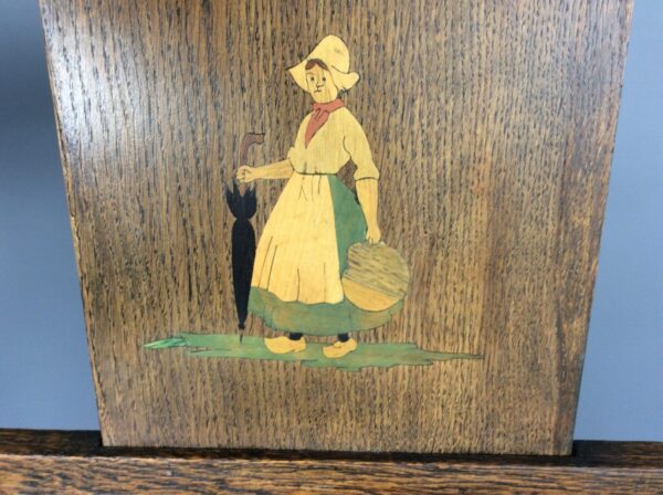 Liberty Arts & Crafts Oak Box Settle - Image 4