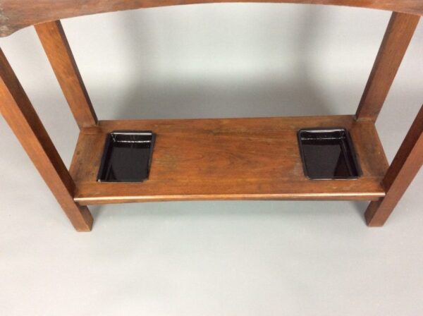 Arts & Crafts Mahogany Hall Stand Arts and Crafts Antique Furniture 9