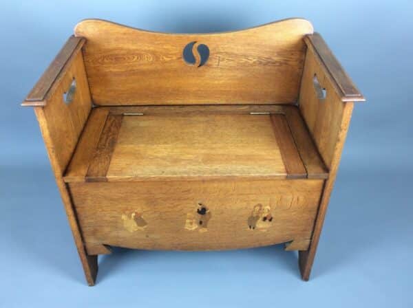 Arts & Crafts Liberty Box Settle - Image 2