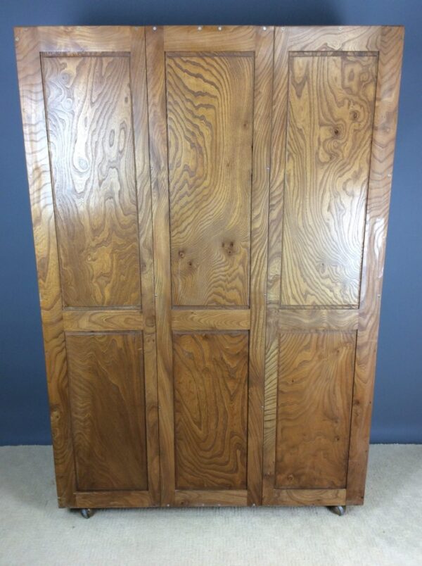 Ercol Windsor “Golden Dawn” Elm Double Wardrobe elm double wardrobe Antique Furniture 7