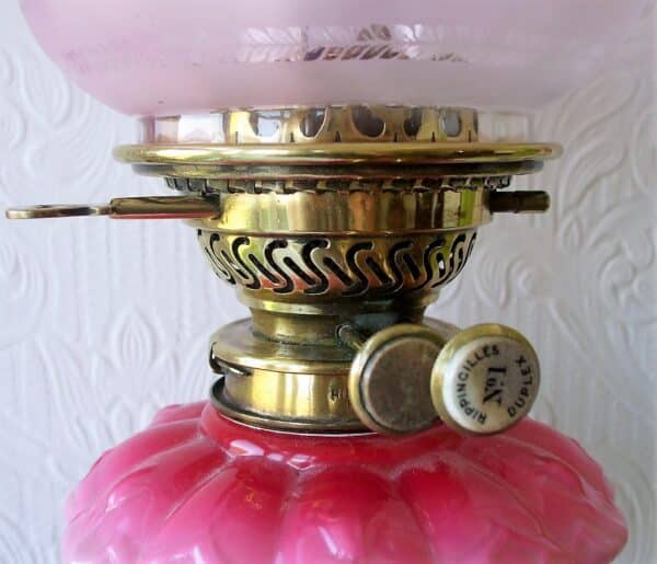 Antique English Victorian Oil Lamp Antique Antique Lighting 8