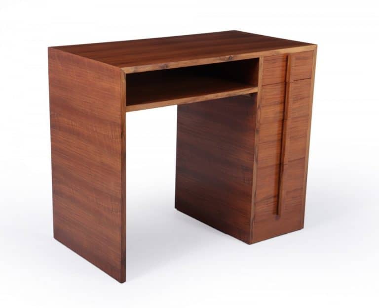 Art Deco Desk In Walnut c1930 Antique Desks Art Deco Desk In Walnut c1930