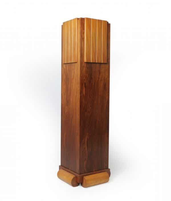 Art Deco Walnut Column c1925 column Vintage 3