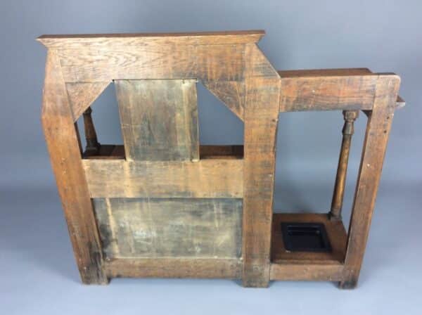 Liberty Arts & Crafts Oak Box Settle - Image 7