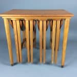 Mid Century Teak Nesting Tables mid century Antique Furniture