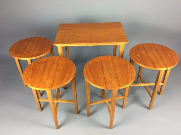 Mid Century Teak Nesting Tables - Image 4