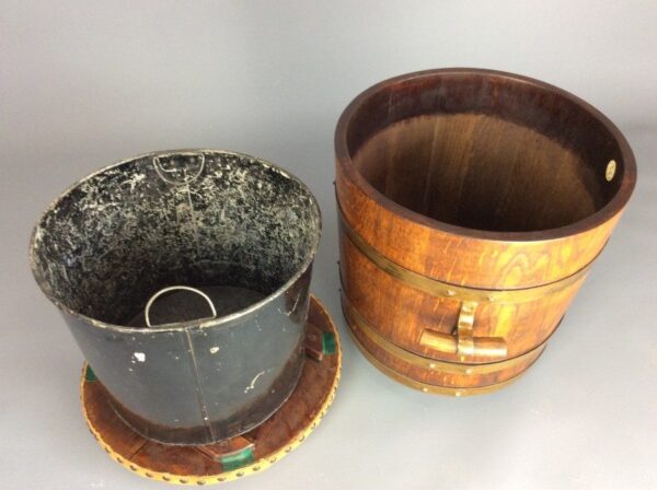 R A Lister Coal Bucket & Seat Arts and Crafts Antique Furniture 5