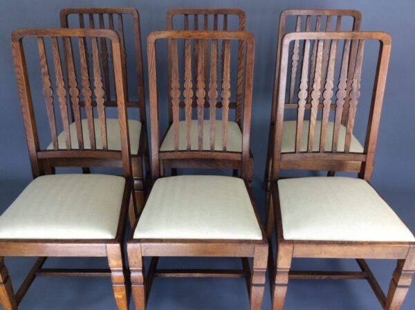 Shapland & Petter Arts and Crafts Dining Chairs Arts and Crafts Antique Chairs 3