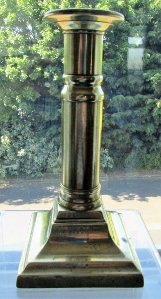 Antique English Georgian Brass Telescopic Candlestick Antique Antique Metals 5