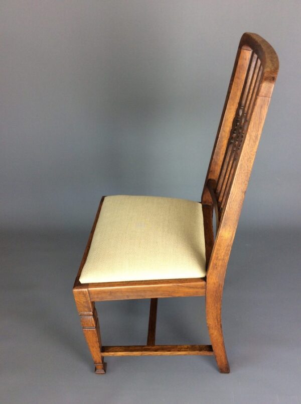Shapland & Petter Arts and Crafts Dining Chairs - Image 6