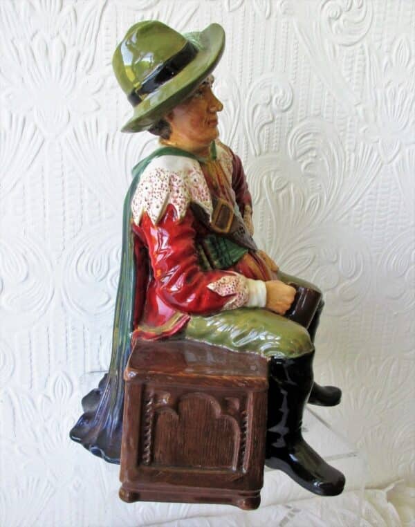 English Studio Pottery Porcelain Figurine ~ “Cavalier” ~ Reginald Johnson Cavalier Vintage 6