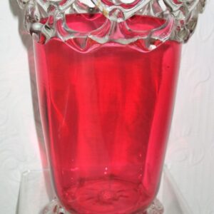 Cranberry Glass Vase