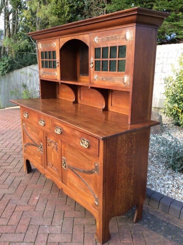Arts & Crafts Oak Dresser - Image 9