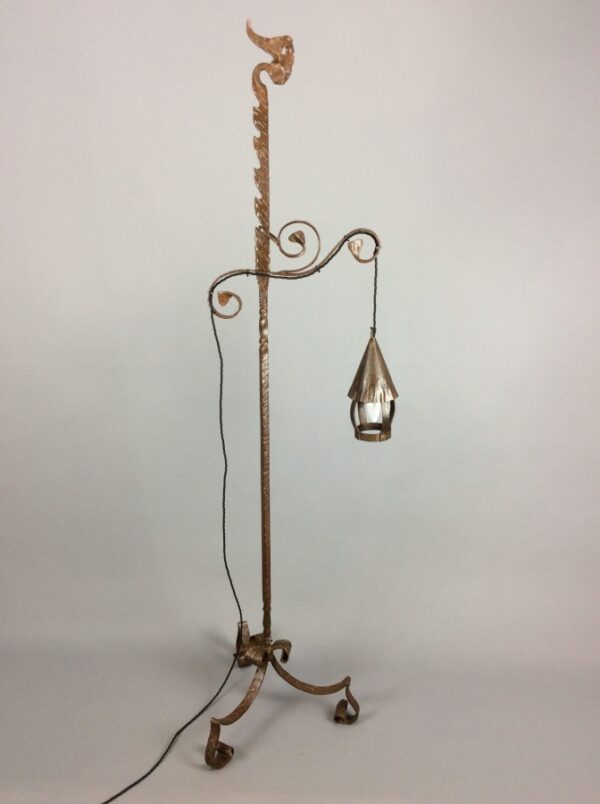 Wrought Iron Arts & Crafts Floor Lamp Arts and Crafts Antique Lighting 8