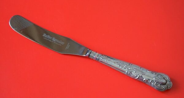 A Circa;- 1969 Kings Pattern SILVER Butter Spreader / Knife - Wedding / Ideal Gift / Present - Image 4