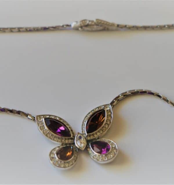 A Quality Designer ‘ATWOOD AND SAWYER’ Crystal Butterfly Pendant Boxed – Ideal Present Attwood & Sawyer Antique Jewellery 6
