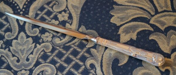 A Circa:- 1982 Sheffield Kings Pattern Silver Handle Letter Opener - Original Box - Collectible / Knife / Knives / Ideal Gift - Image 8