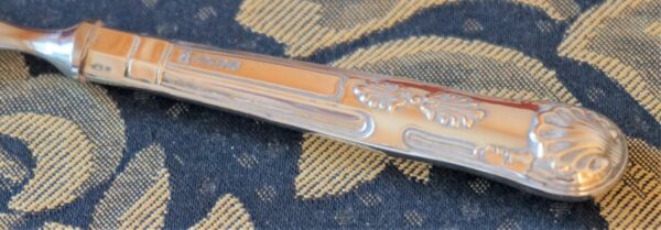 A Circa:- 1982 Sheffield Kings Pattern Silver Handle Letter Opener – Original Box – Collectible / Knife / Knives / Ideal Gift Boxed Silver Ice Tongs Antique Silver 6