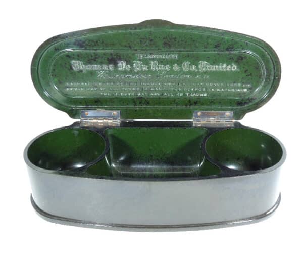 Green Art Deco Bakelite Box Antique Boxes 5