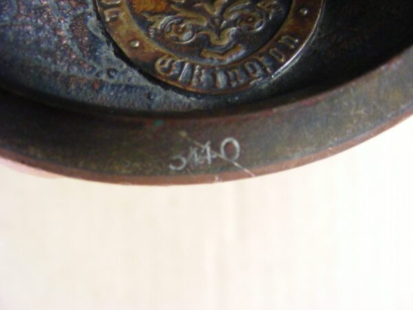 SOLD: UNIQUE Persian influence copper chalice Christopher Dresser Elkington & Co for Shah of Persia 1889 - Image 7