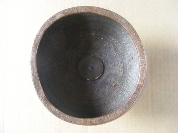 SOLD: UNIQUE Persian influence copper chalice Christopher Dresser Elkington & Co for Shah of Persia 1889 - Image 6