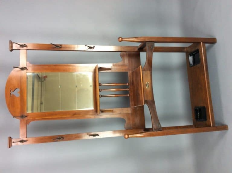 Arts & Crafts Mahogany Hall Stand