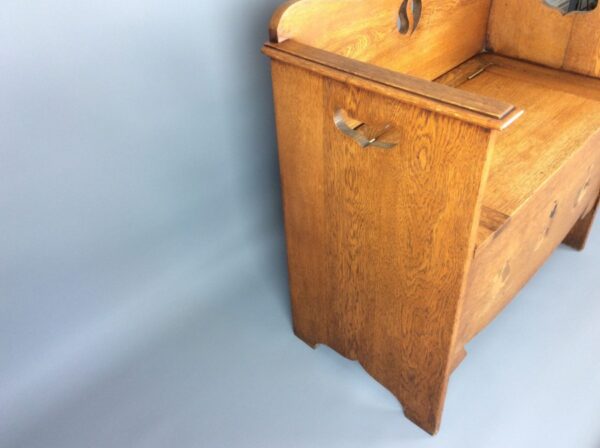 Arts & Crafts Liberty Box Settle Arts and Crafts Antique Furniture 7
