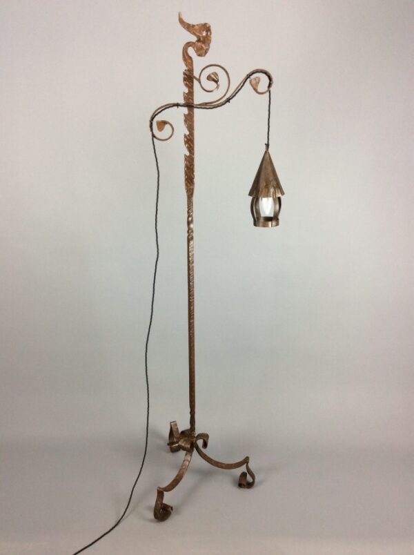 Wrought Iron Arts & Crafts Floor Lamp Arts and Crafts Antique Lighting 5