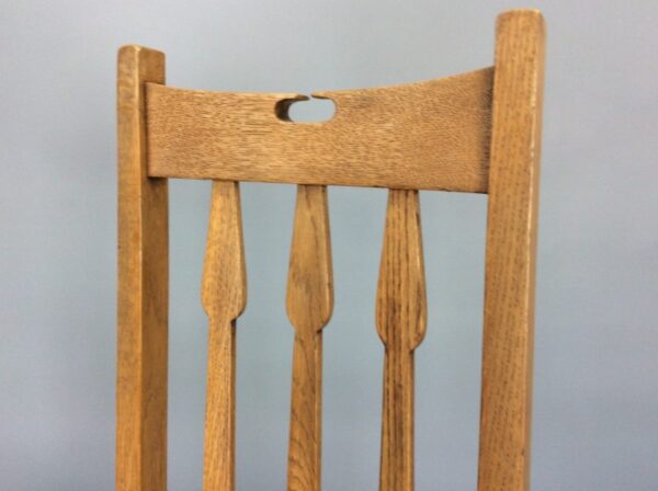Set of Six Arts & Crafts Dining Chairs - Image 10