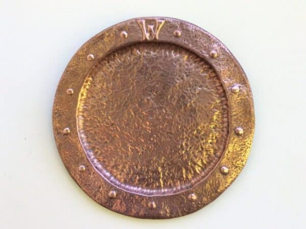 Arts & Crafts Copper Charger - Image 2
