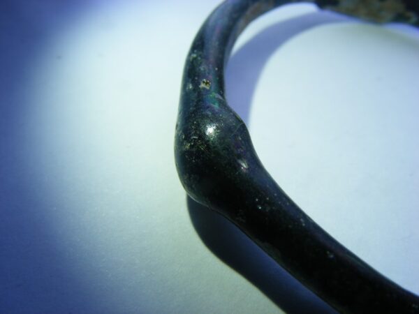 Ancient Islamic 1,000 year old child's glass bangle and ring set unusual and Rare - Image 2