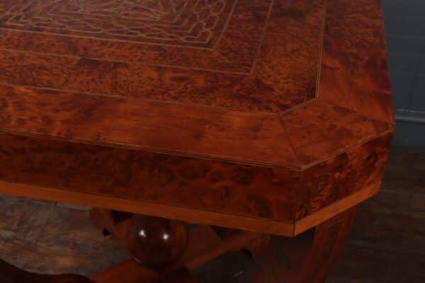 Art Deco Coffee Table in Burr Yew c1930 - Image 4