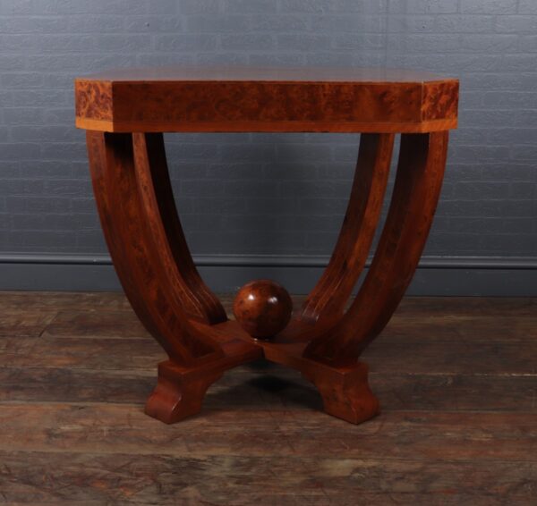 Art Deco Coffee Table in Burr Yew c1930 Antique Tables 14
