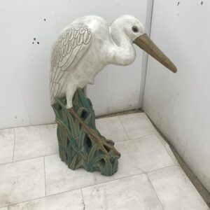 Majolica Shoe bill Pelican Antique Antique Ceramics