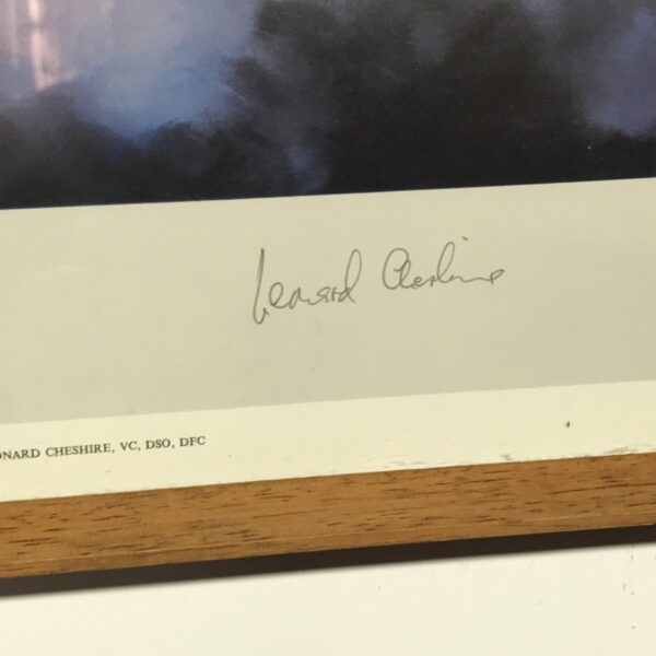 First Edition Print ' Lancaster ' by Robert Taylor, signed and once owned by LEONARD CHESHIRE VC, DSO. DFC - Image 5