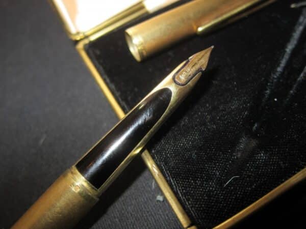 Vintage”Waterman’s C/F” 18ct Gold Nib Pen fountain pen Vintage 7