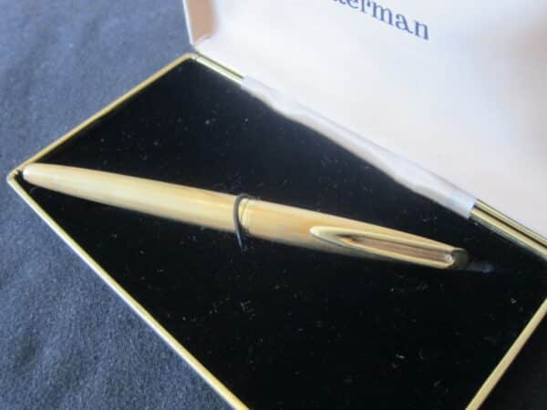 Vintage”Waterman’s C/F” 18ct Gold Nib Pen fountain pen Vintage 3