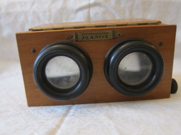 19th Century Fruitwood “Planox” Stereoscope fruitwood Scientific Antiques 4