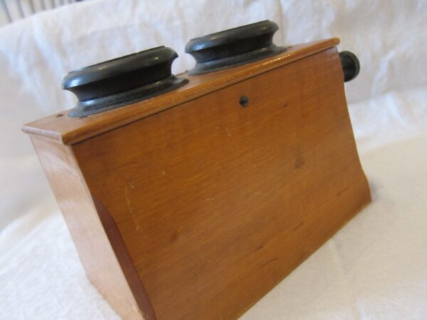 19th Century Fruitwood “Planox” Stereoscope fruitwood Scientific Antiques 9