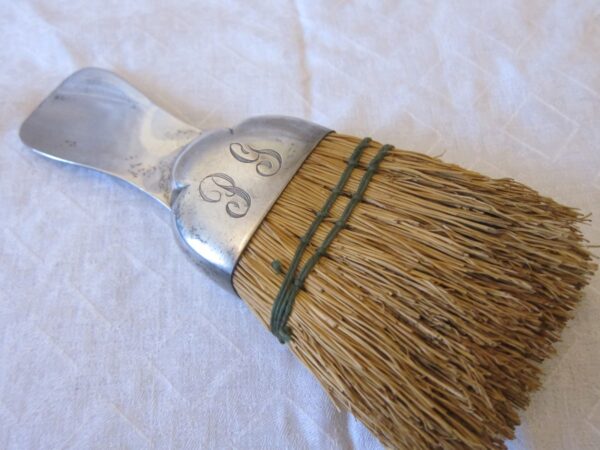 Antique "Black Starr"Gorham Sterling Silver Shoe Horn & Brush