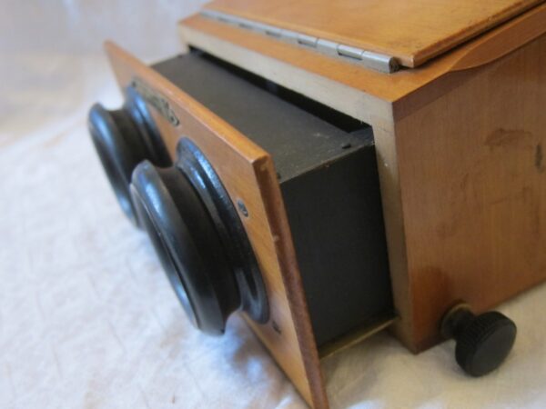 19th Century Fruitwood "Planox" Stereoscope - Image 12