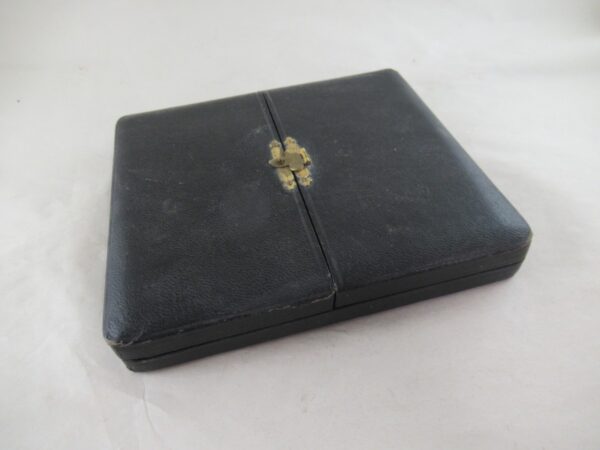 Set of 6 BEAN SPOONS – Boxed – Hallmarked:-BIRMINGHAM 1925 Antique Silver 6